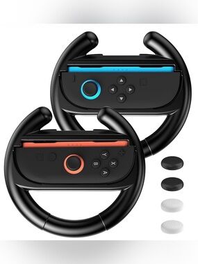 Nintendo switch 2 (2PCS) steering wheel controllers for joycons NEW sealed